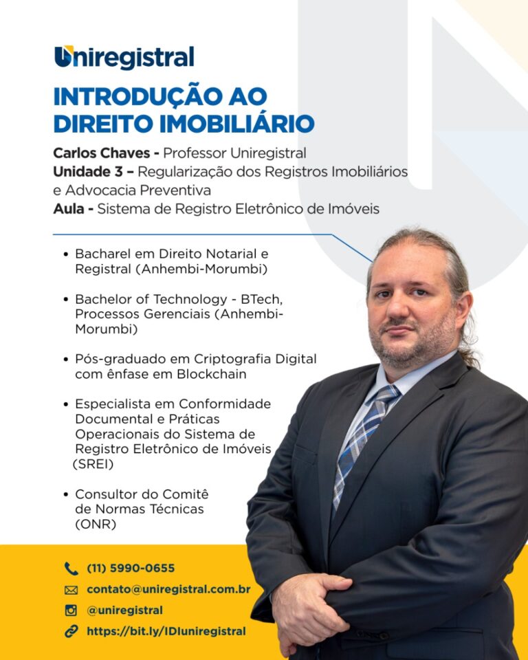 uniregistral introdução ao direito imobiliário